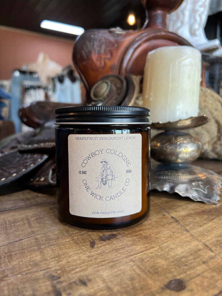 Cowboy Cologne 1Wick Candle