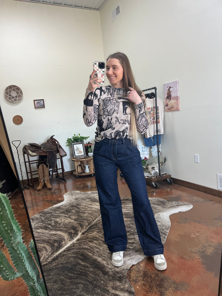 Ariat: Pleated Trousers Jeans