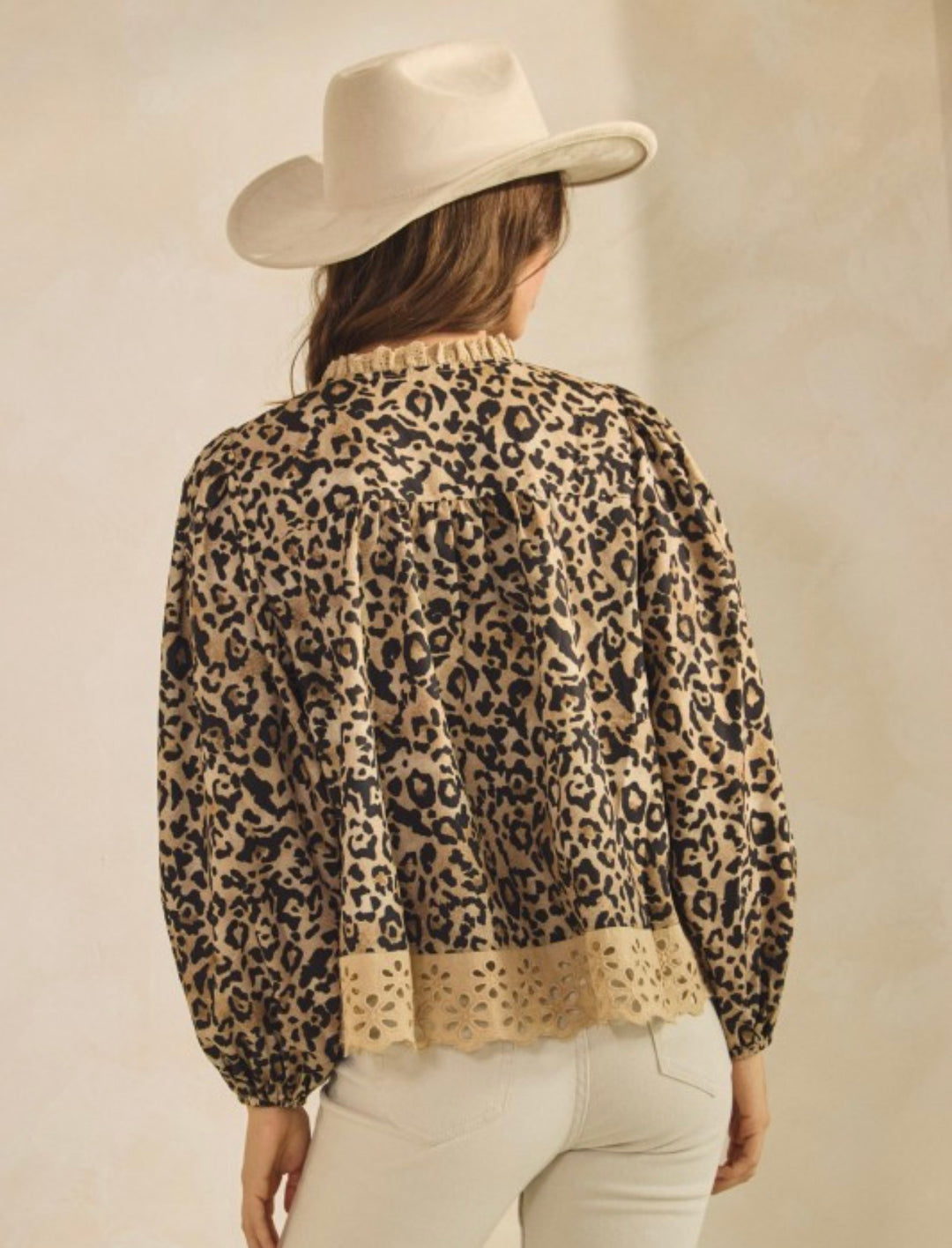 Leopard & Lace Top