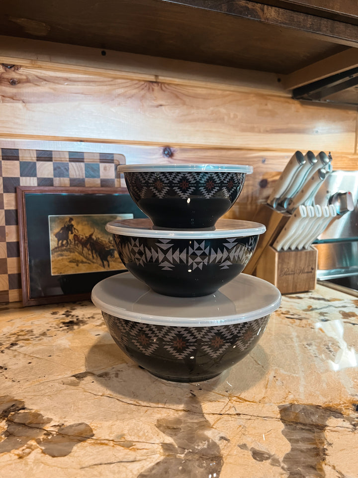 Aztec 3PC Bowl Set