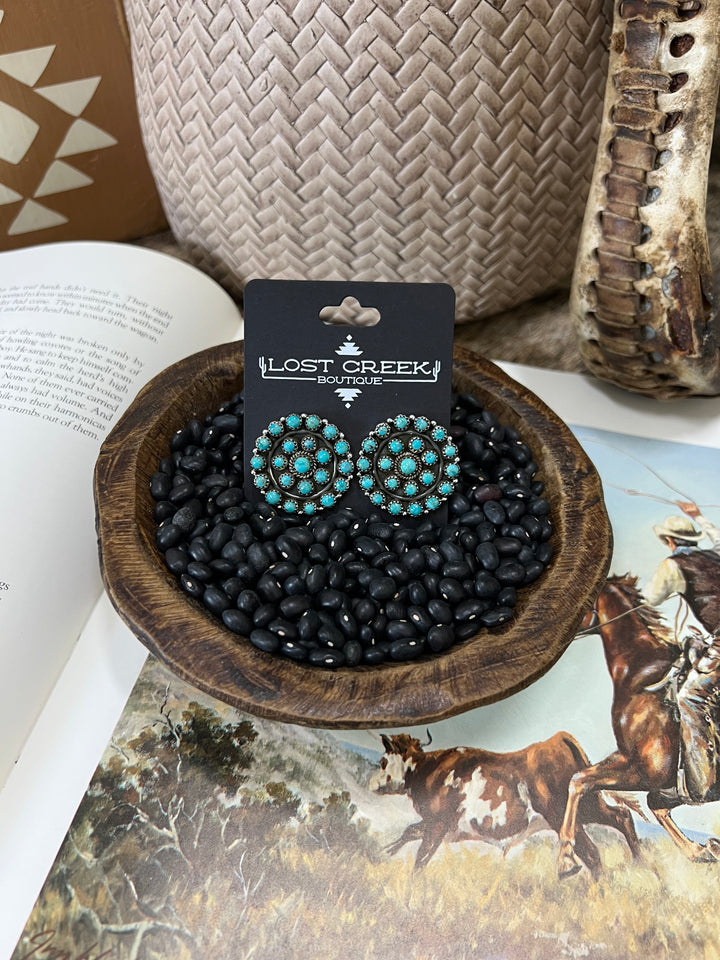 The Circulo Turquoise Earrings