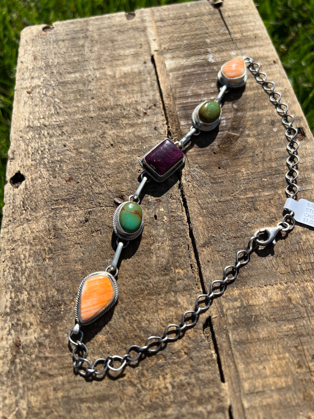 Multi Stone Choker Necklace