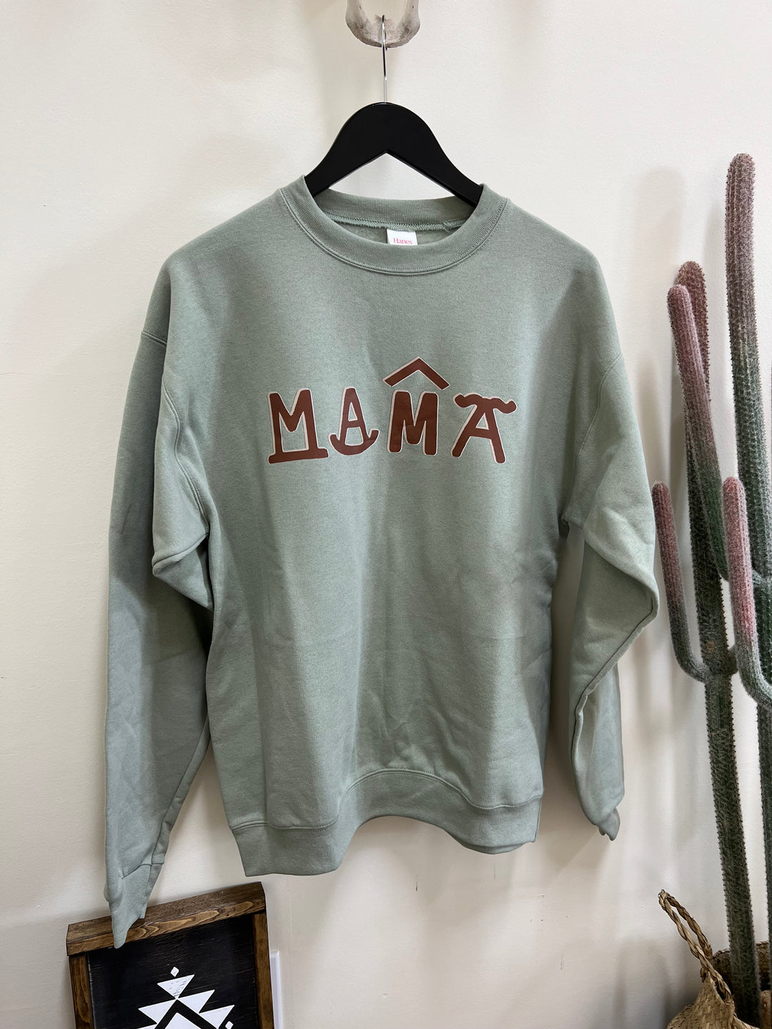 Mama Brands Crewneck-Sage
