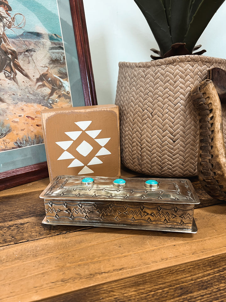Long Stamped Jewelry Box
