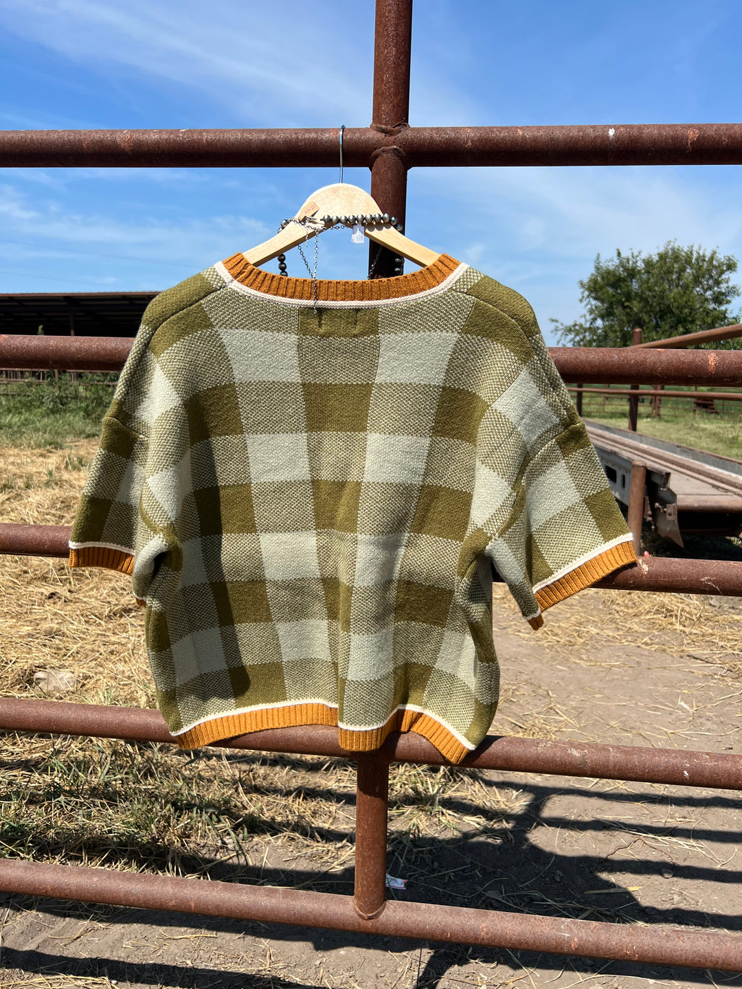The Fall Gingham Sweater