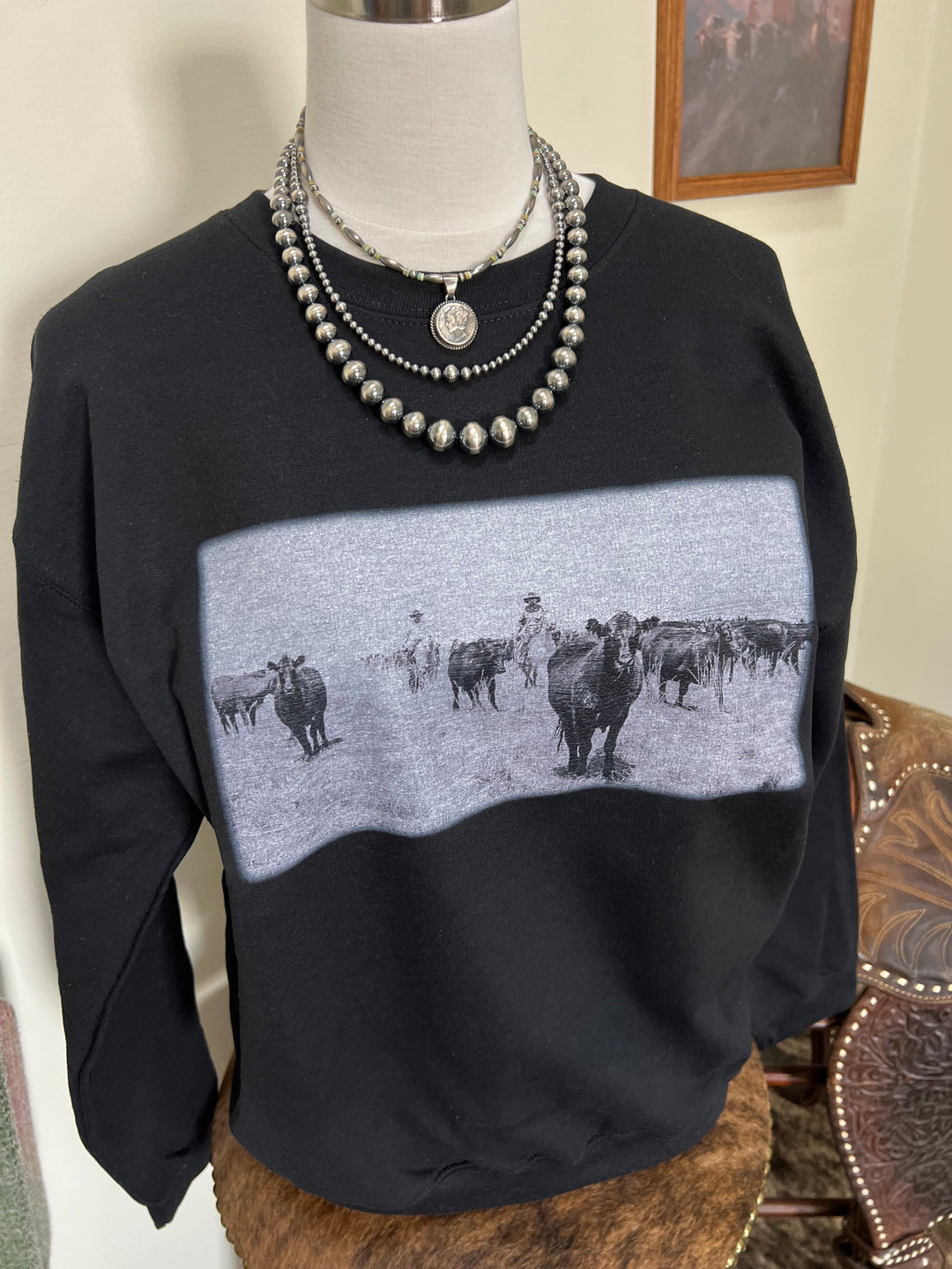 Cowpokes Herd Crewneck