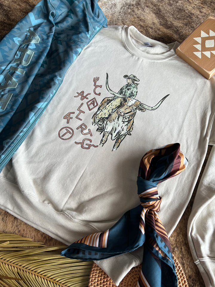 Branded Longhorn Crewneck