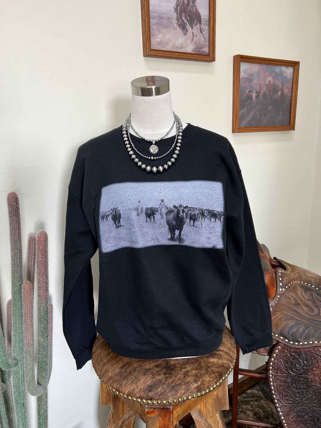 Cowpokes Herd Crewneck
