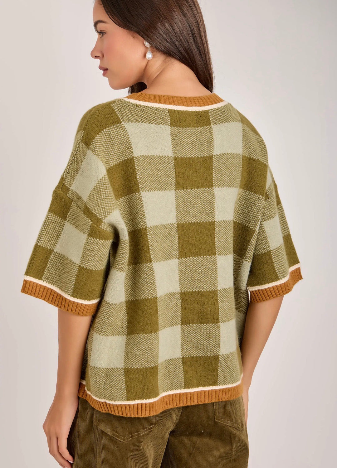 The Fall Gingham Sweater