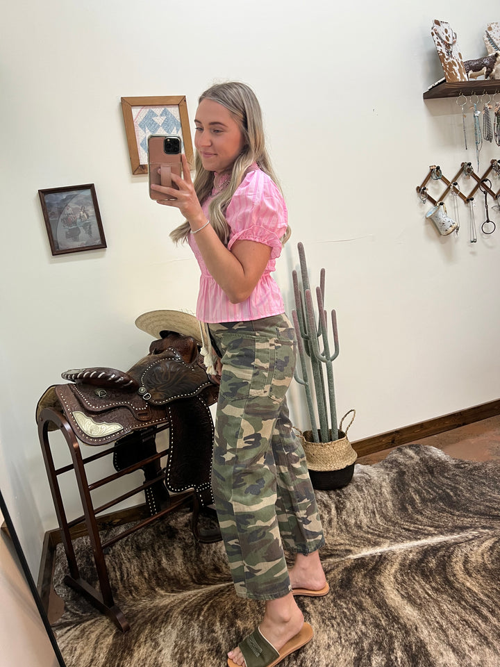 Vintage Wash Camo Jeans