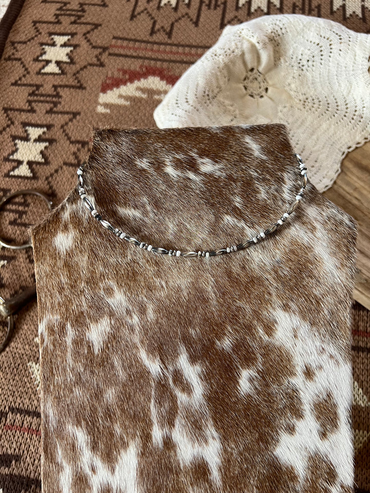 White Buffalo & Torpedo Pearls Necklace
