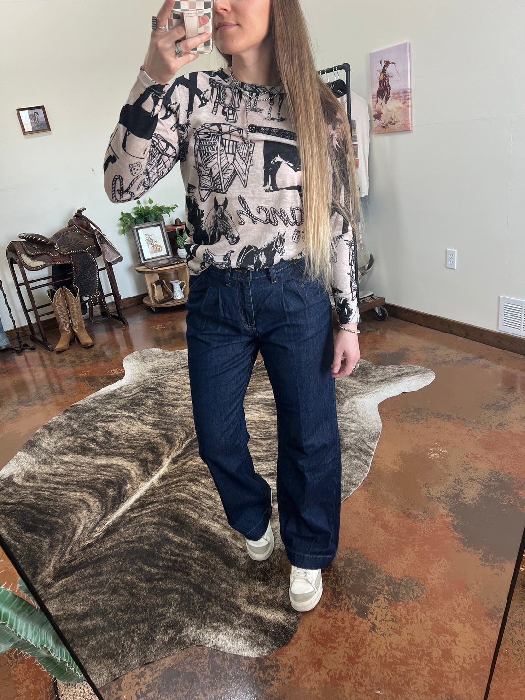 Ariat: Pleated Trousers Jeans