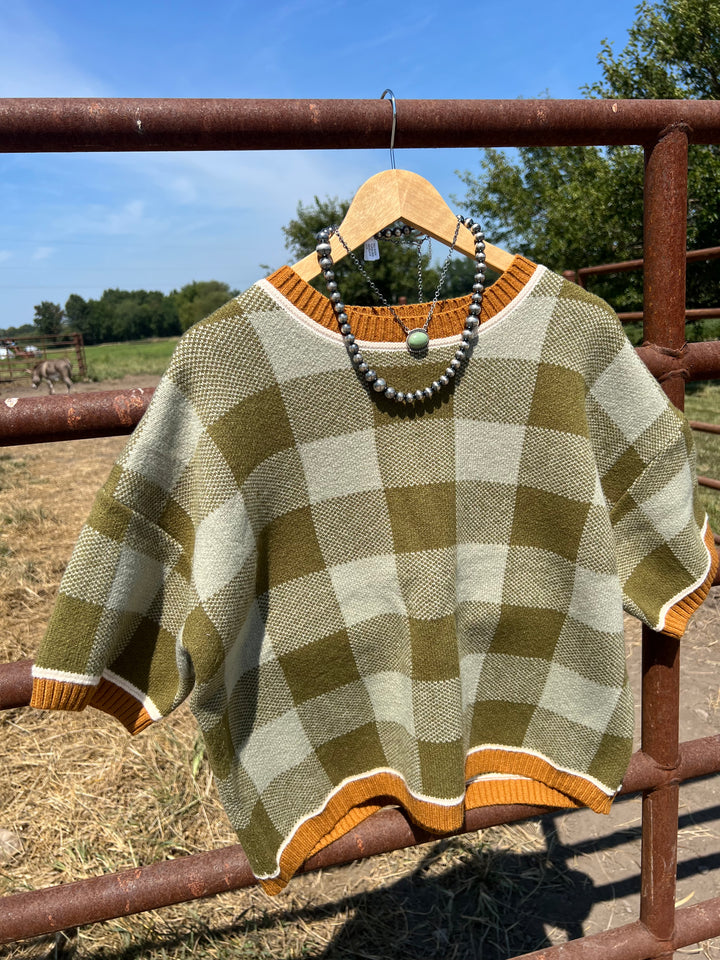 The Fall Gingham Sweater