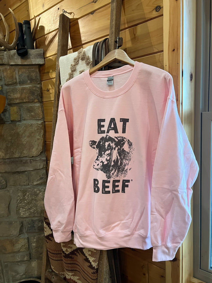 Eat Beef Crewneck{MULTIPLE COLORS}