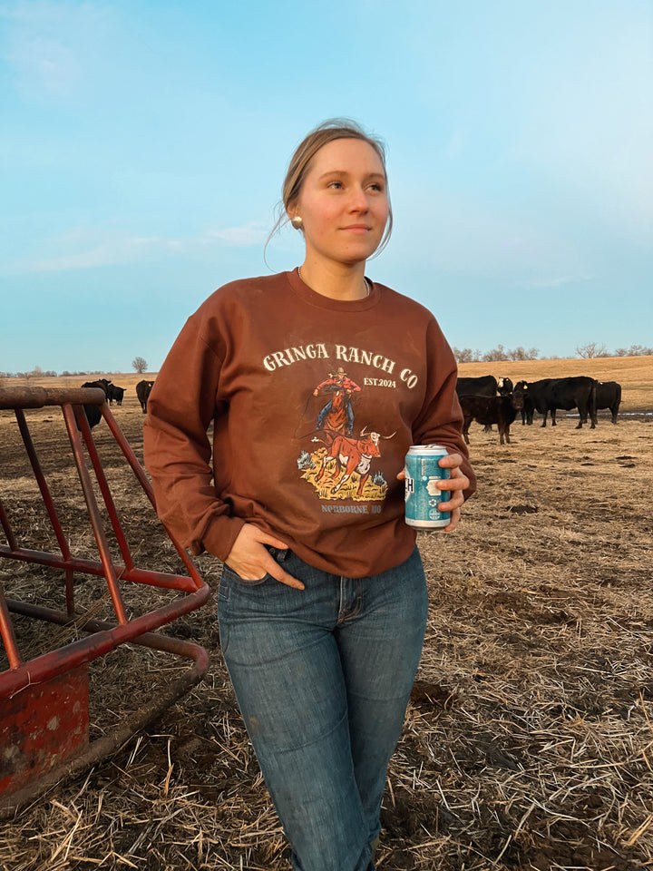 Gringa Roper Brand Crewneck{Multiple Colors}