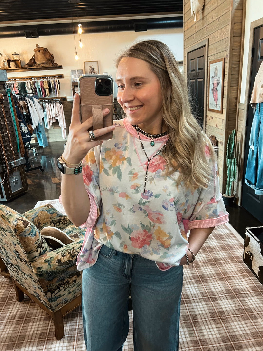 Vintage Floral Top