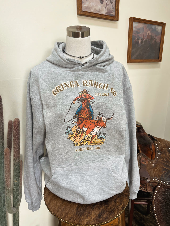 Gringa Roping Brand  Hoodie{Multiple Colors}