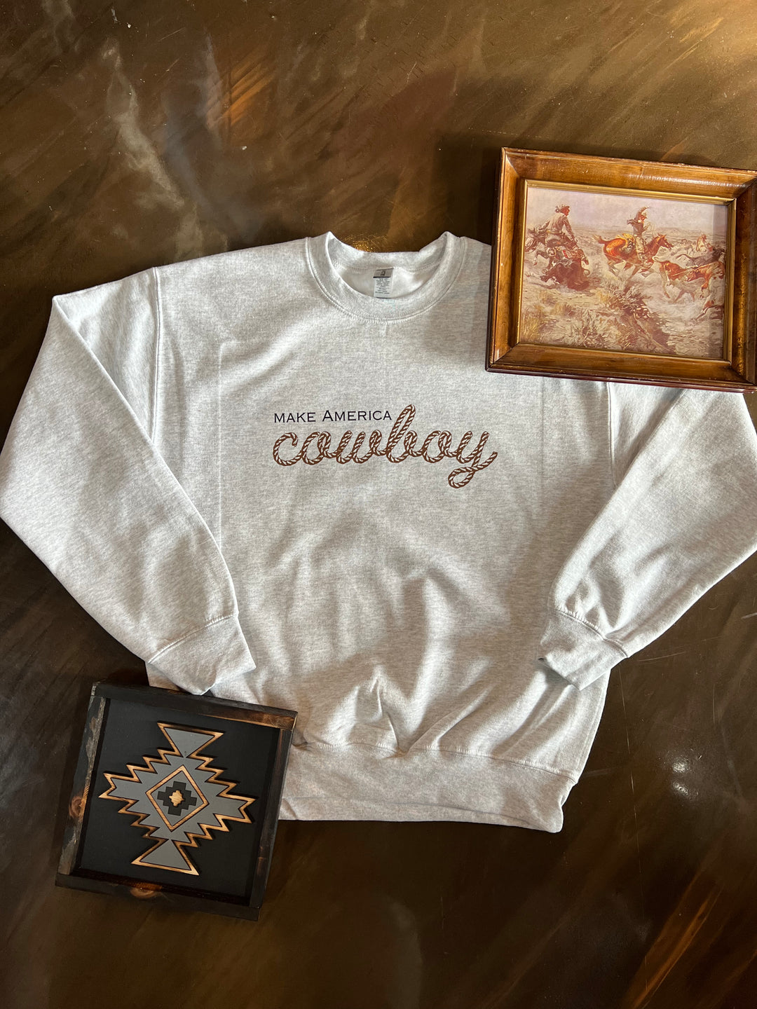 Make America Cowboy Crewneck