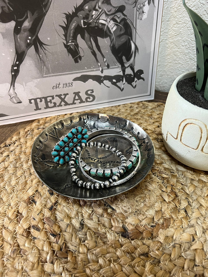 Stamped Round Dish