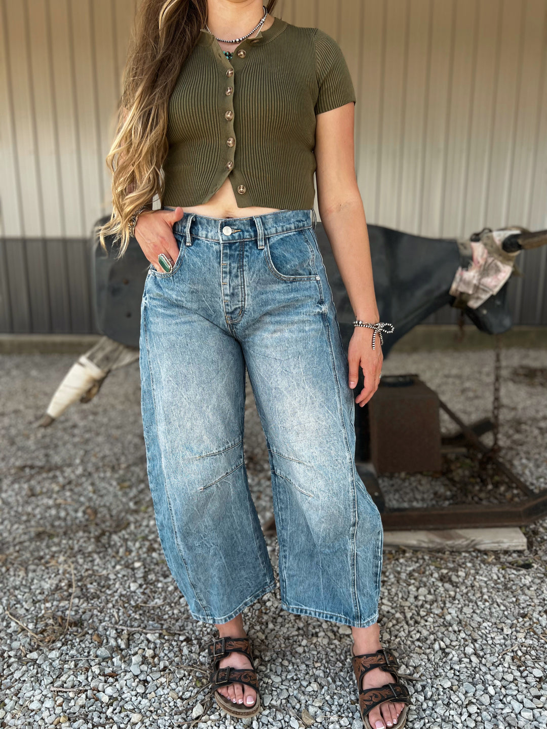 Davie Barrel Jeans