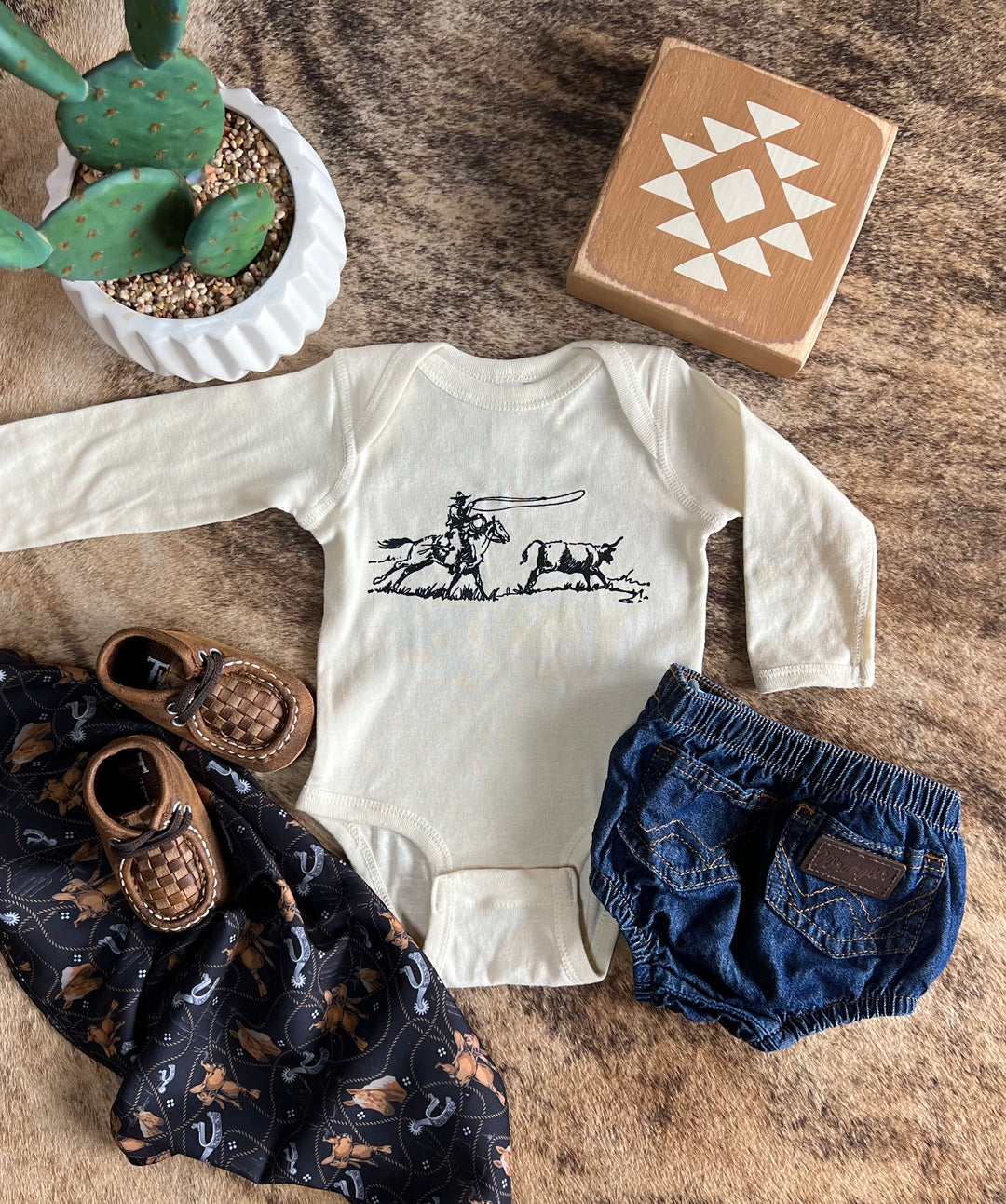 Rope Em Longsleeve Onesie