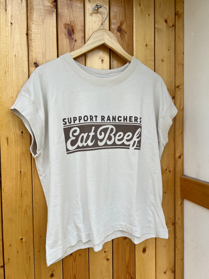Support Ranchers Eat Beef Relaxed Tee
