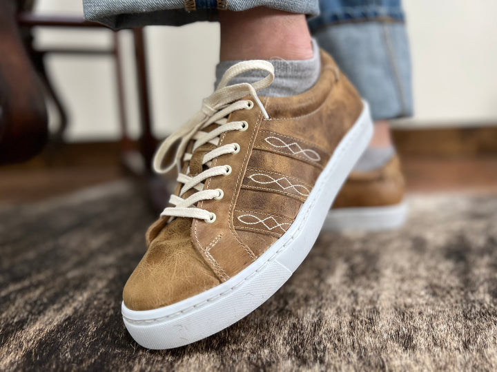 The Sheridan Tennis Shoes-Whiskey{ONLY SIZE 6}