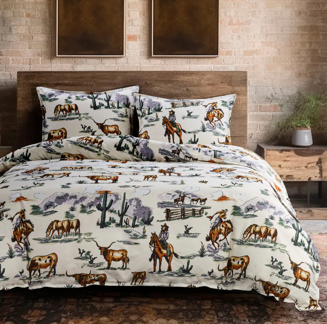 Ranch Life Reversible Color DUVET Set