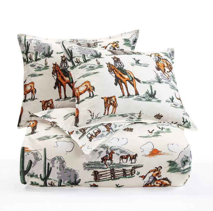 Ranch Life Reversible Color DUVET Set