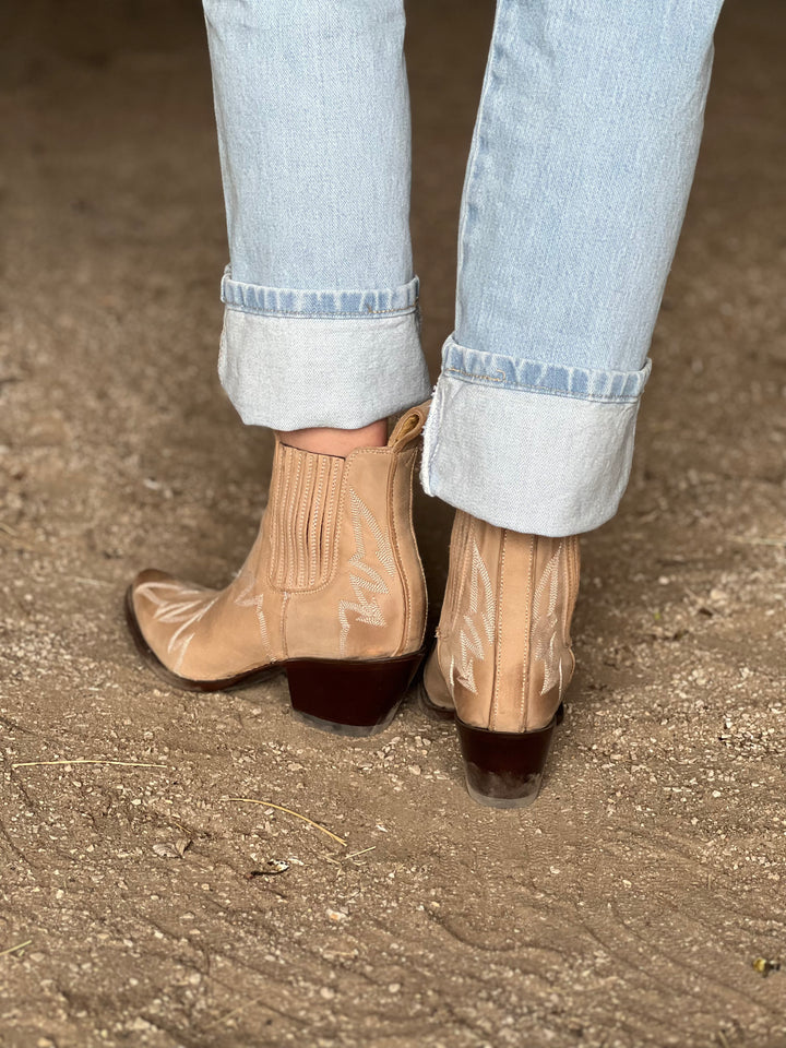 Chelsea Bone Old Gringo Booties