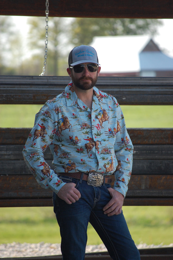 Cowpoke Long Sleeve Men’s Rodeo Shirt