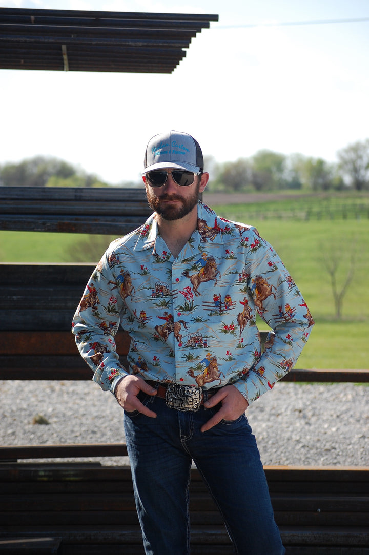 Cowpoke Long Sleeve Men’s Rodeo Shirt