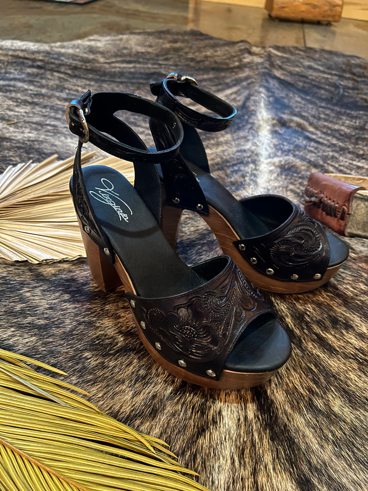The Catahoola Heels-Black