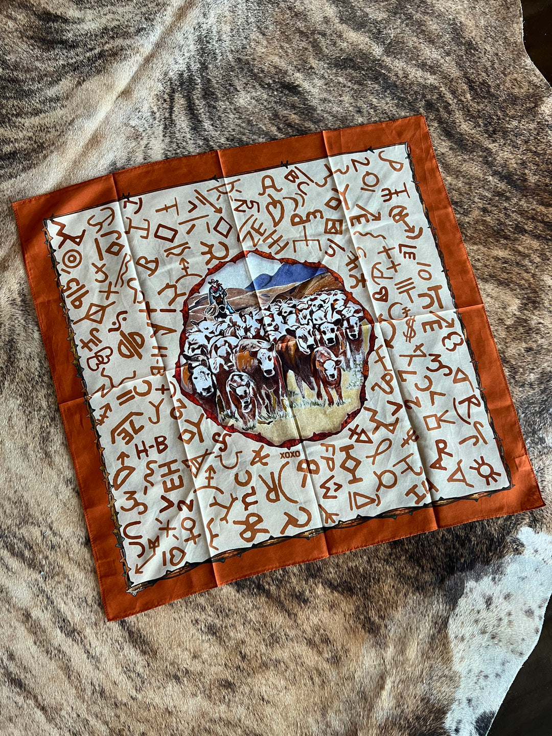 Cattle Drive XOXO Wild Rag