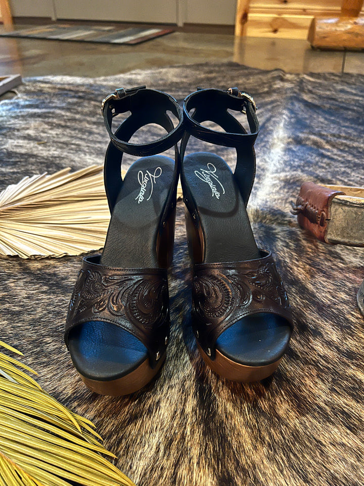 The Catahoola Heels-Black