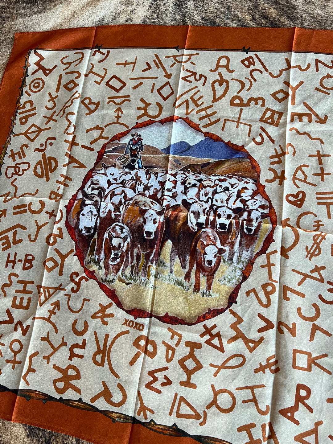 Cattle Drive XOXO Wild Rag