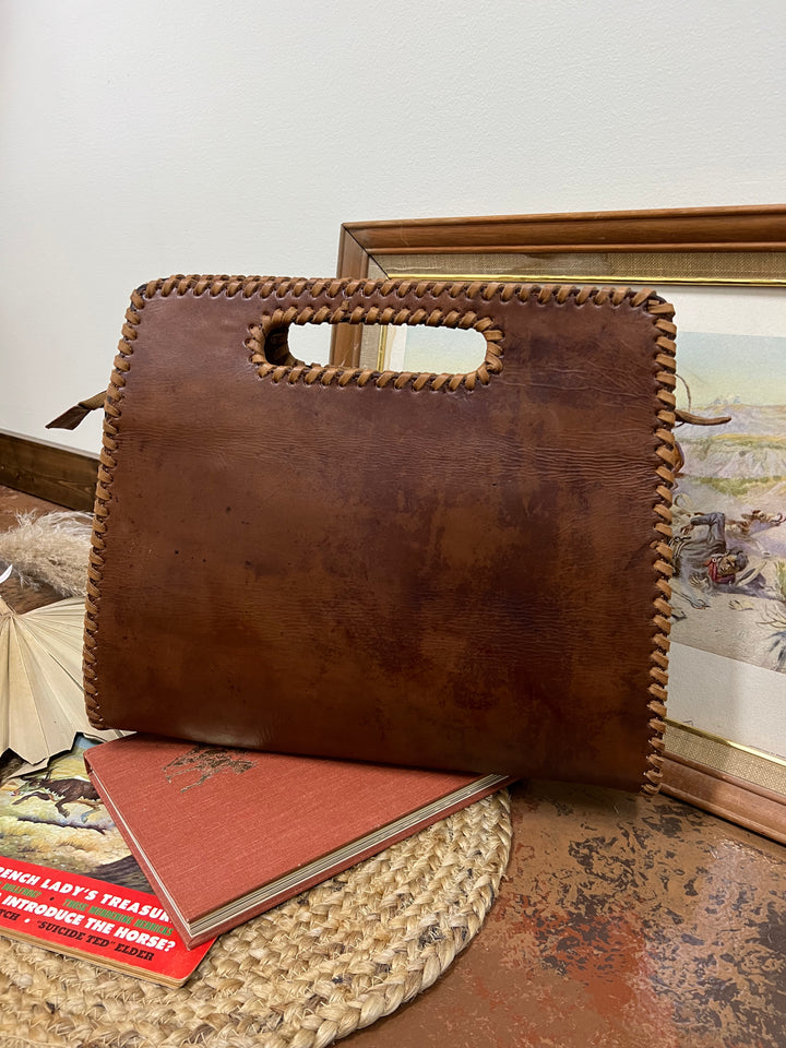 The Reid Tooled Leather Bag