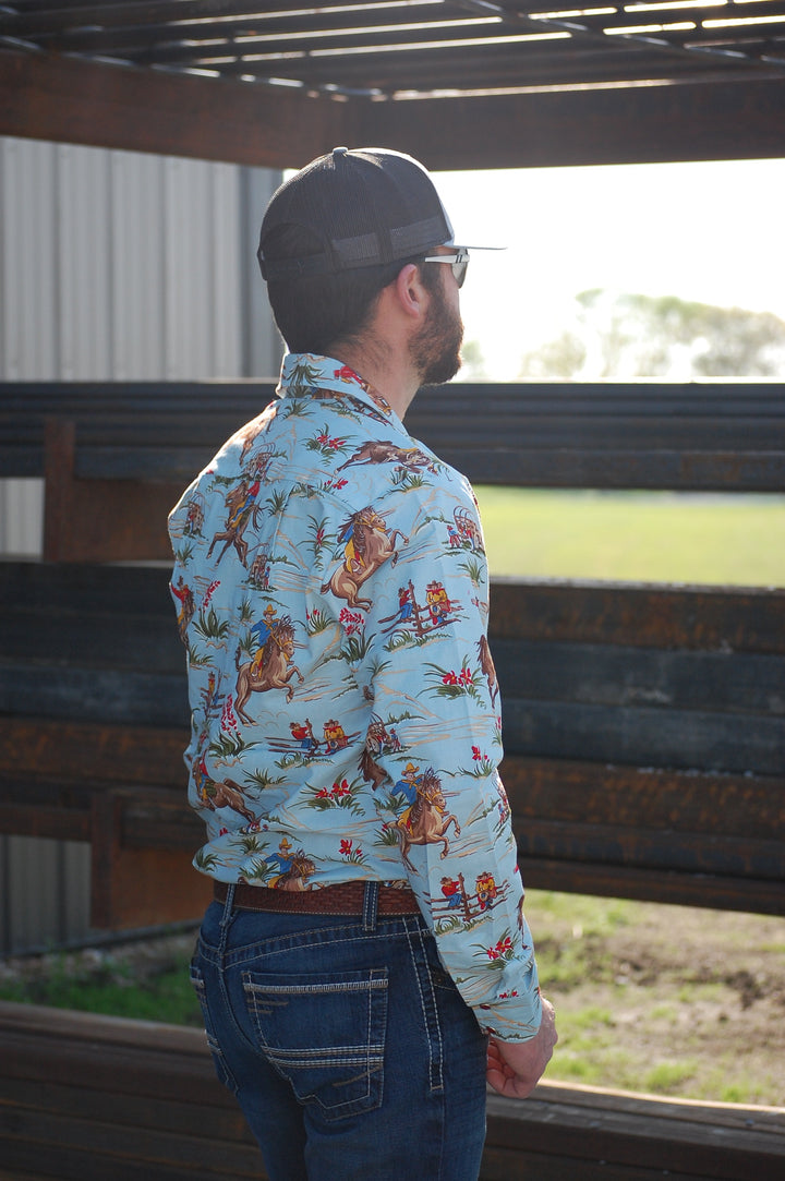 Cowpoke Long Sleeve Men’s Rodeo Shirt