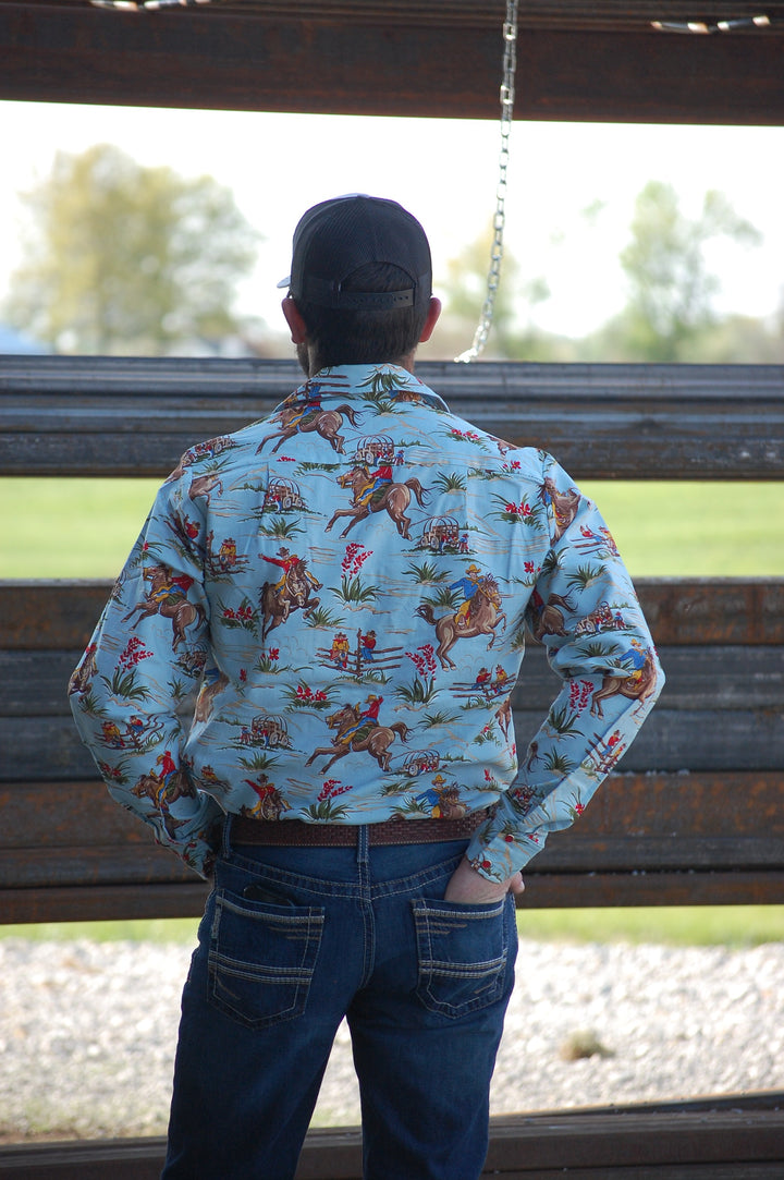 Cowpoke Long Sleeve Men’s Rodeo Shirt