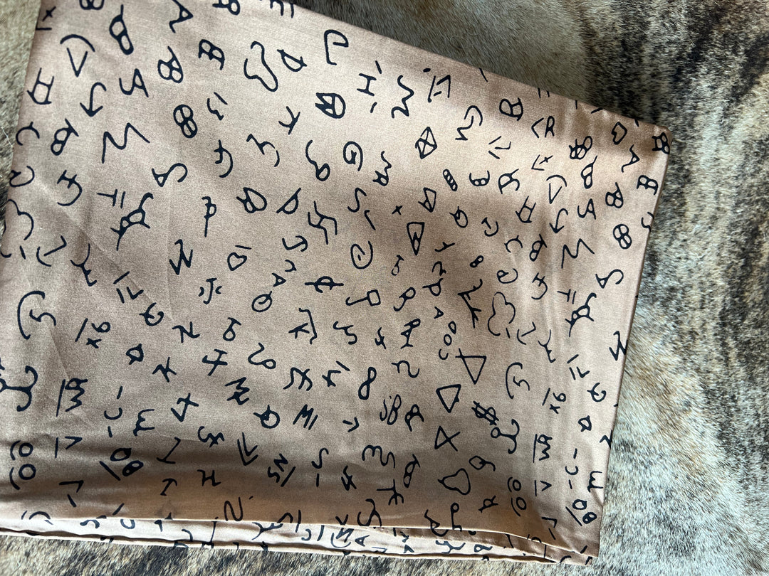 Tan Branded Wild Rag