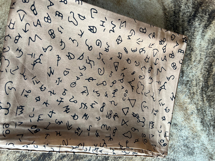 Tan Branded Wild Rag